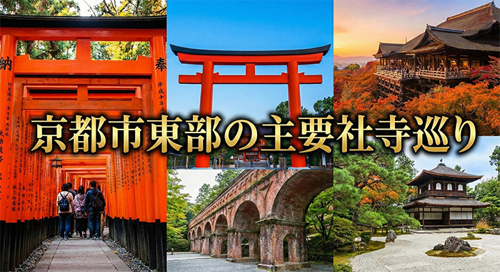 社員旅行・団体旅行で行く京都市東部の主要社寺巡り