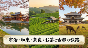 社員旅行・団体旅行で行く宇治平等院・和束町茶畑・奈良東大寺